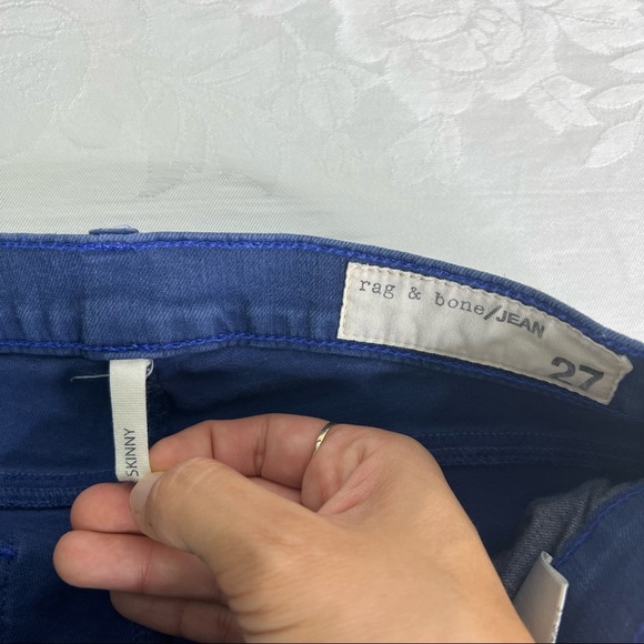 Rag & Bone Skinny Stretch Jeans in Maya Blue Size 27 - Picture 4 of 13